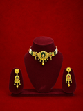 pear and gold plated choker