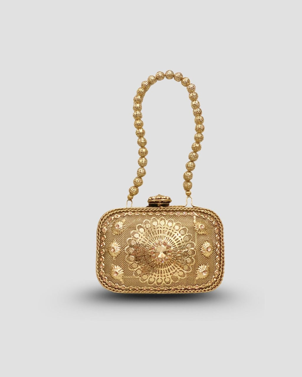 Tassel Box Clutch with Wrist Loop.