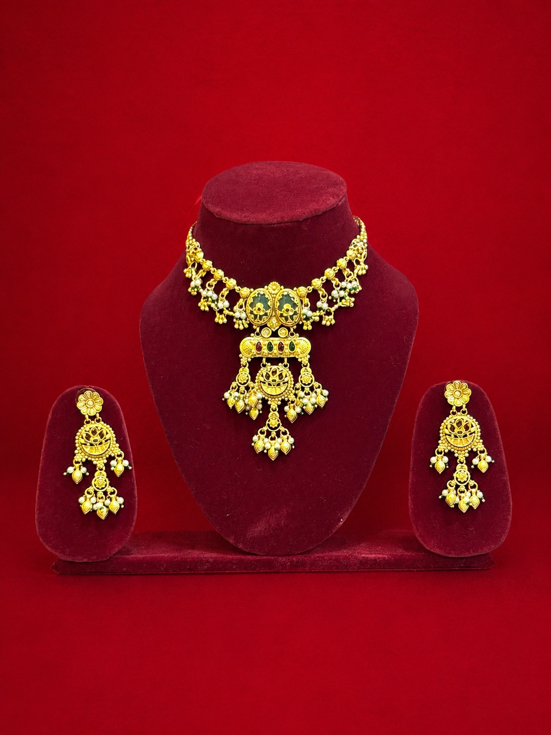 Long kashmiri necklace